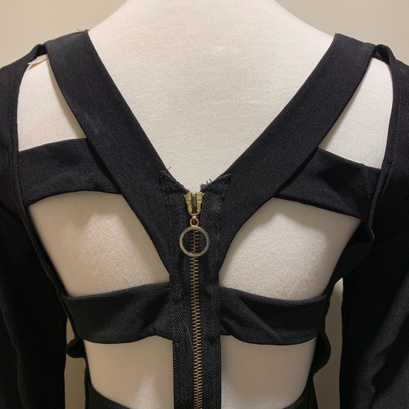 MINKPINK back cutout long sleeve bodysuit - Picture 2 of 5